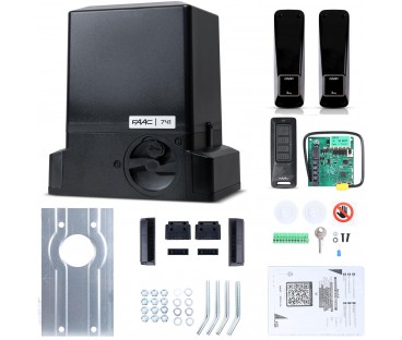 Zestaw Delta 3 Fds - Faac 741 Do 900Kg Bram Przesuwnych