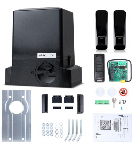 Zestaw Delta 3 Fds - Faac 741 Do 900Kg Bram Przesuwnych