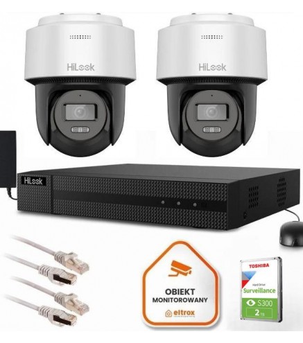 Zestaw Monitoringu Hilook 2 Kamery Ip Ptz-N6-P