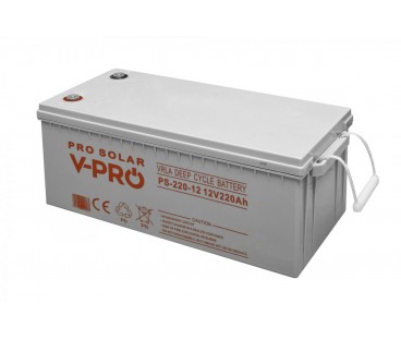 Akumulator Volt Polska Deep Cycle Vpro Solar 12V 220Ah Vrla Bezobsługowy