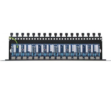 16-Kanałowy Panel Zabezpieczający Lan Z Podwyższoną Ochroną Przepięciową Poe Ewimar Ptu-516R-Pro/poe