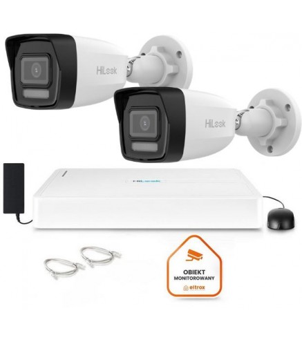Zestaw Monitoringu Hilook 2 Kamery Ip Ipcam-B8-30Dl Z Dyskiem 1Tb