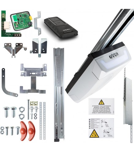 Zestaw Faac D600 Fds Do Bram Garażowych Z 3M Szyną Dwuczęściową Kewlarową