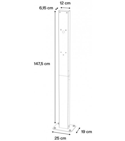 Słupek Montażowy Greencell Habuden Post Do Stacji Ładowania Habuden Wallbox Evgcakhp1