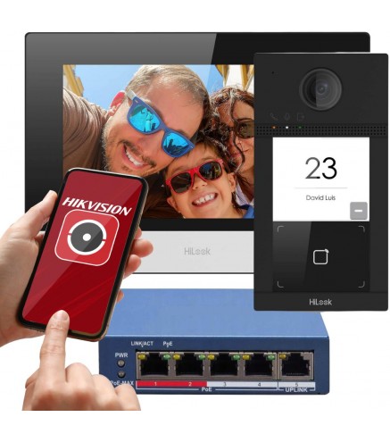 Zestaw Wideodomofonowy Ip Hilook By Hikvision Ip-Vis-Pro