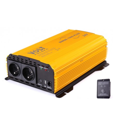 Przetwornica Volt Polska Sinus Plus 1500 24V / 230V 1000/1500W
