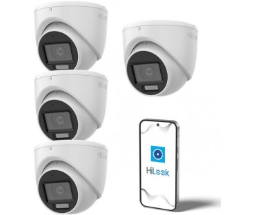 Kamera 4W1 Hilook By Hikvision Kopułka 8Mp Tvi-T8M-20Dl Opakowanie Zbiorcze 4Szt.