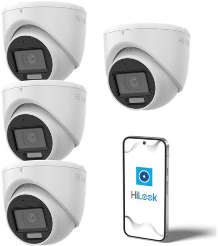 Kamera 4W1 Hilook By Hikvision Kopułka 8Mp Tvi-T8M-20Dl Opakowanie Zbiorcze 4Szt.