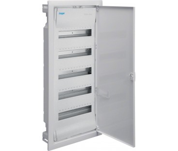 Rozdzielnica P/t Z Drzwiami Metalowymi, 5 Rzędów, 60 Modułów, Ip30, Hager Volta Vu60Nc