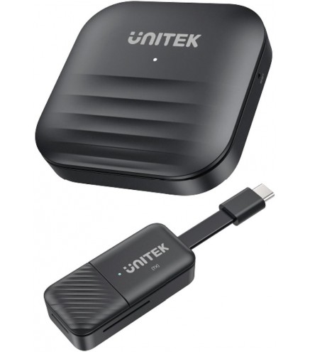 Unitek Bezprzewodowy Nadajnik I Odbiornik Hdmi Zasięg Do 50M, Czarny