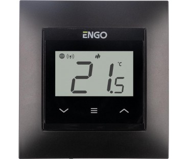Engo Controls E55-B - Internetowy, Podtynkowy Regulator Temperatury Do Ramki 55X55, Wi-F