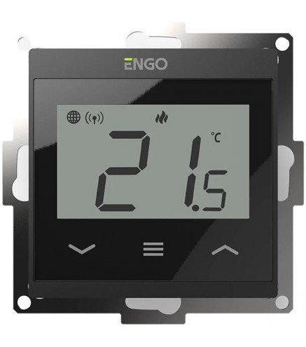 Engo Controls E55-B - Internetowy, Podtynkowy Regulator Temperatury Do Ramki 55X55, Wi-F
