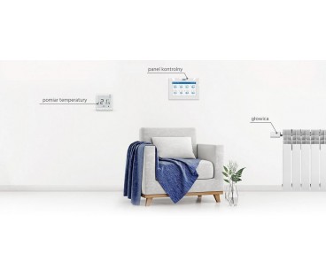 Bezprzewodowy Siłownik Elektryczny Biały Stt-869 Tech Sterowniki