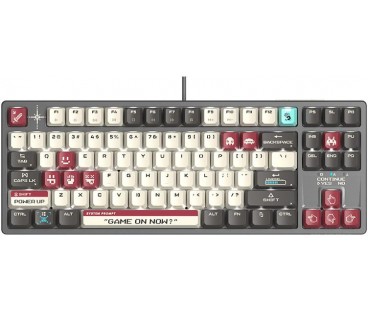 Klawiatura Mechaniczna A4Tech Bloody S87 Pixels Red Usb (Blms Red Plus Switches)