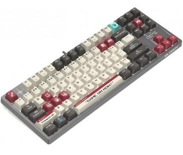 Klawiatura Mechaniczna A4Tech Bloody S87 Pixels Red Usb (Blms Red Plus Switches)