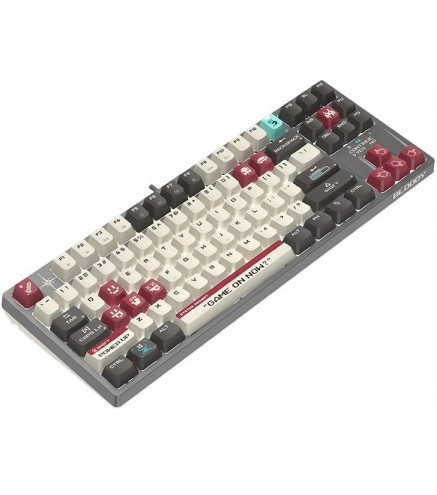 Klawiatura Mechaniczna A4Tech Bloody S87 Pixels Red Usb (Blms Red Plus Switches)