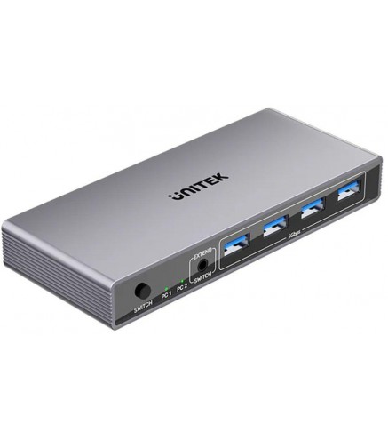 Unitek Przełącznik Kvm 8K@60Hz Usb 3.0 5Gbps Dp