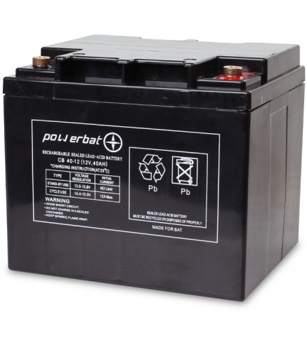 Akumulator Powerbat Agm 12V 40Ah