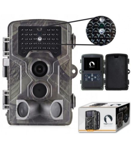 Kamera Leśna Tophunt Hc800A Fullhd Polski 42Xir Fotopułapka