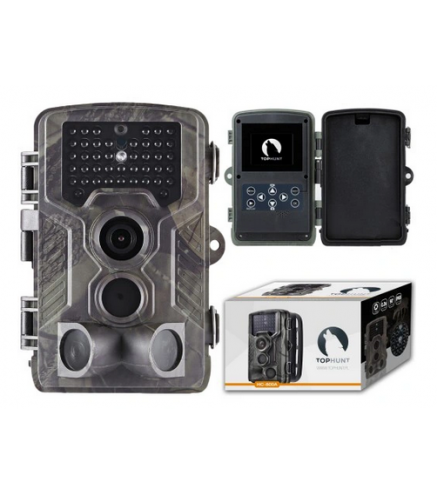 Kamera Leśna Tophunt Hc800A Fullhd Polski 42Xir Fotopułapka