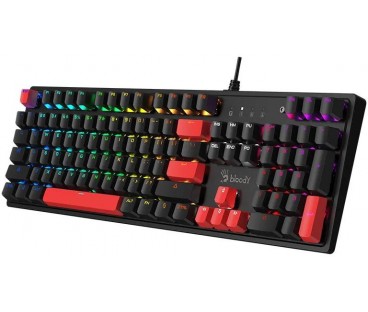 Klawiatura Mechaniczna A4Tech Bloody S520N Fire Black (Blms Red Plus Switch)