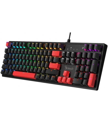 Klawiatura Mechaniczna A4Tech Bloody S520N Fire Black (Blms Red Plus Switch)