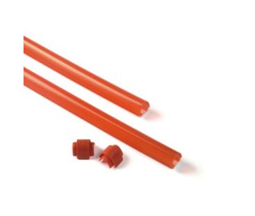 Xba13 - Listwa Gumowa Czerwona, Ochronna, 9X1M - Zestaw Z Zaslepkami - Zabezpieczajaca Do Ramion
