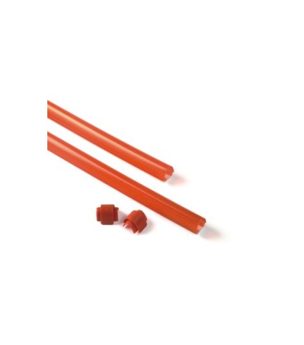 Xba13 - Listwa Gumowa Czerwona, Ochronna, 9X1M - Zestaw Z Zaslepkami - Zabezpieczajaca Do Ramion