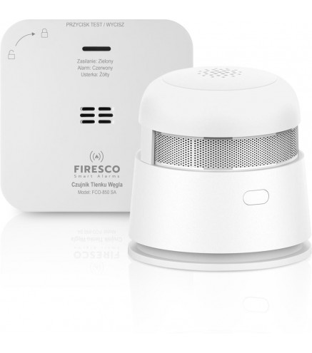 Zestaw Czujników Firesco Czujnik Czadu+Czujnik Dymu
