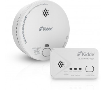 Zestaw Kidde Czujnik Czadu 2030-Dcr + Czujnik Dymu 2030-Dsr