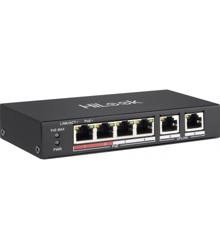 Switch Poe Hilook By Hikvision Sw-06-Poe 6-Portowy