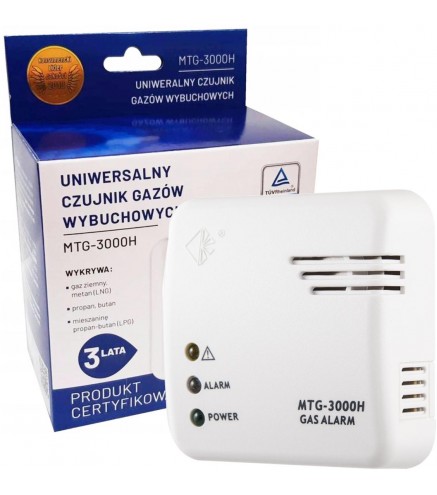 Czujnik Gazu Propan-Butan-Metan Mtg-3000H