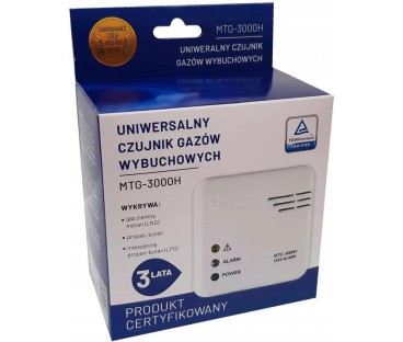 Czujnik Gazu Propan-Butan-Metan Mtg-3000H