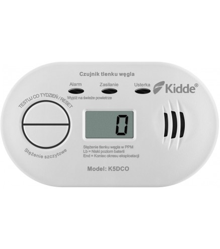 Czujnik Czadu Z Wyświetlaczem Kidde K5Dco