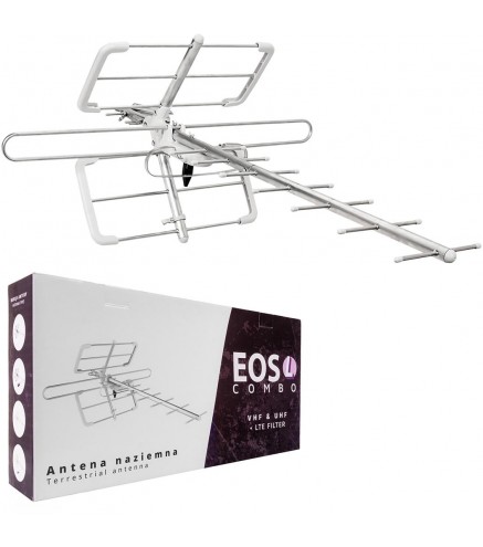 Antena Dvb-T/t2 Spacetronik Eos L Combo White (Pasywna)
