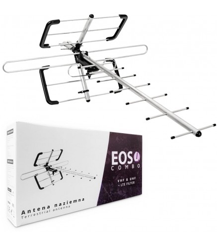 Antena Dvb-T/t2 Spacetronik Eos L Combo Black (Pasywna)