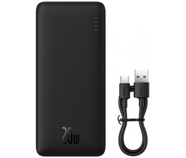 Powerbank Baseus Airpow P10022804113-00 20000Mah 20W Pd Qc 20W Usb-A Usb-C + Kabel