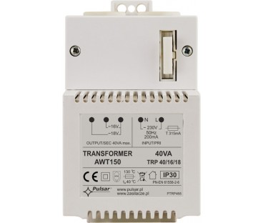 Transformator Pulsar Awt150 40Va/16V/18V Trp
