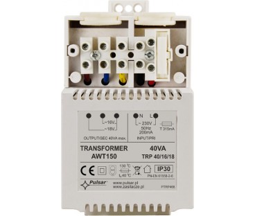 Transformator Pulsar Awt150 40Va/16V/18V Trp