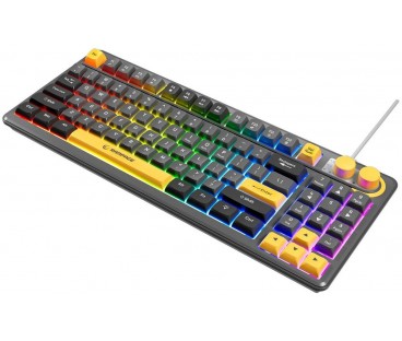 Klawiatura Przewodowa Rampage Cyclone Knob Rgb 90%