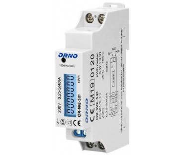 Licznik Energii Elektrycznej 1-Fazowy Orno Or-We-521
