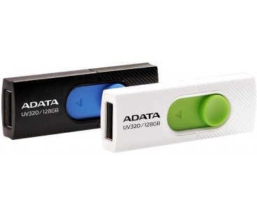 Adata Pendrive Uv320 128G Usb 3.2 Gen1 Czarno-Niebieski
