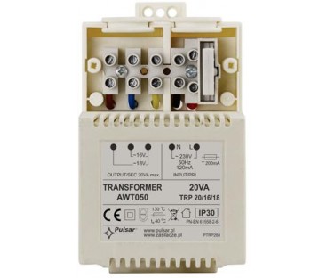 Transformator Pulsar Awt050 Trp 20Va/16V/18V