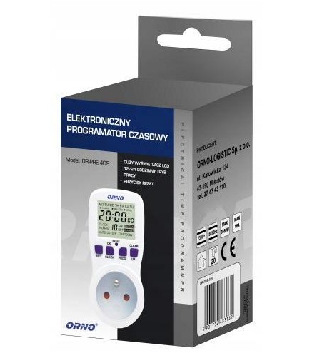 Programator Czasowy Orno Or-Pre-409
