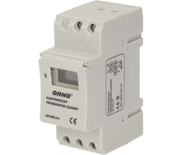Programator Czasowy Na Szynę Din Orno Or-Pre-414