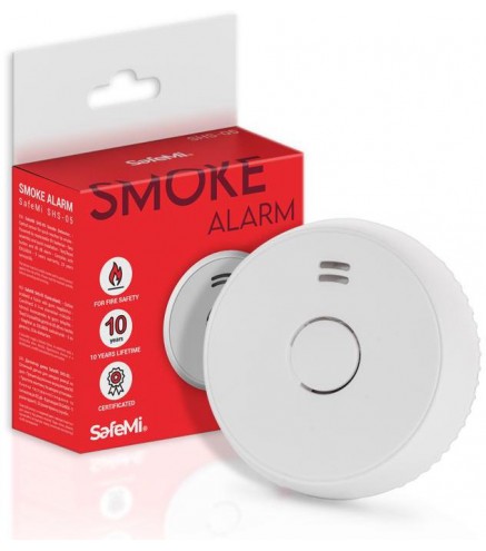 Czujnik Dymu Safemi Shs-05 Na Baterię