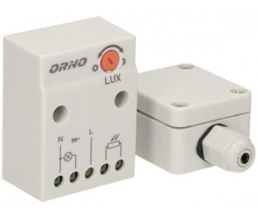 Czujnik Zmierzchowy Orno Z Hermetyczną Zwe. Sondą W Puszce Or-Cr-232