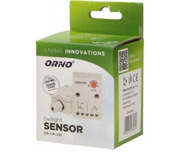 Czujnik Zmierzchowy Orno Z Hermetyczną Zwe. Sondą W Puszce Or-Cr-232