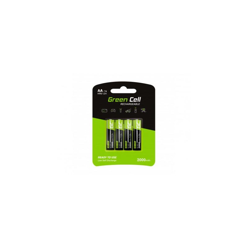 Akumulatorki Green Cell 4X Aa Hr6 2000Mah Gr02