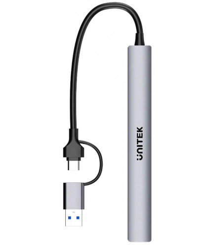 Unitek Hub Usb-A/c 7W1 Z Adapterem